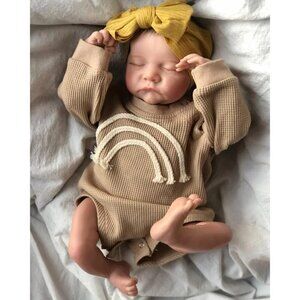 Reborn Baby Dolls 19 Inch Soft Body Realistic Newborn Baby Dolls Clothes Kids 3+